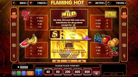  flaming hot extreme casino